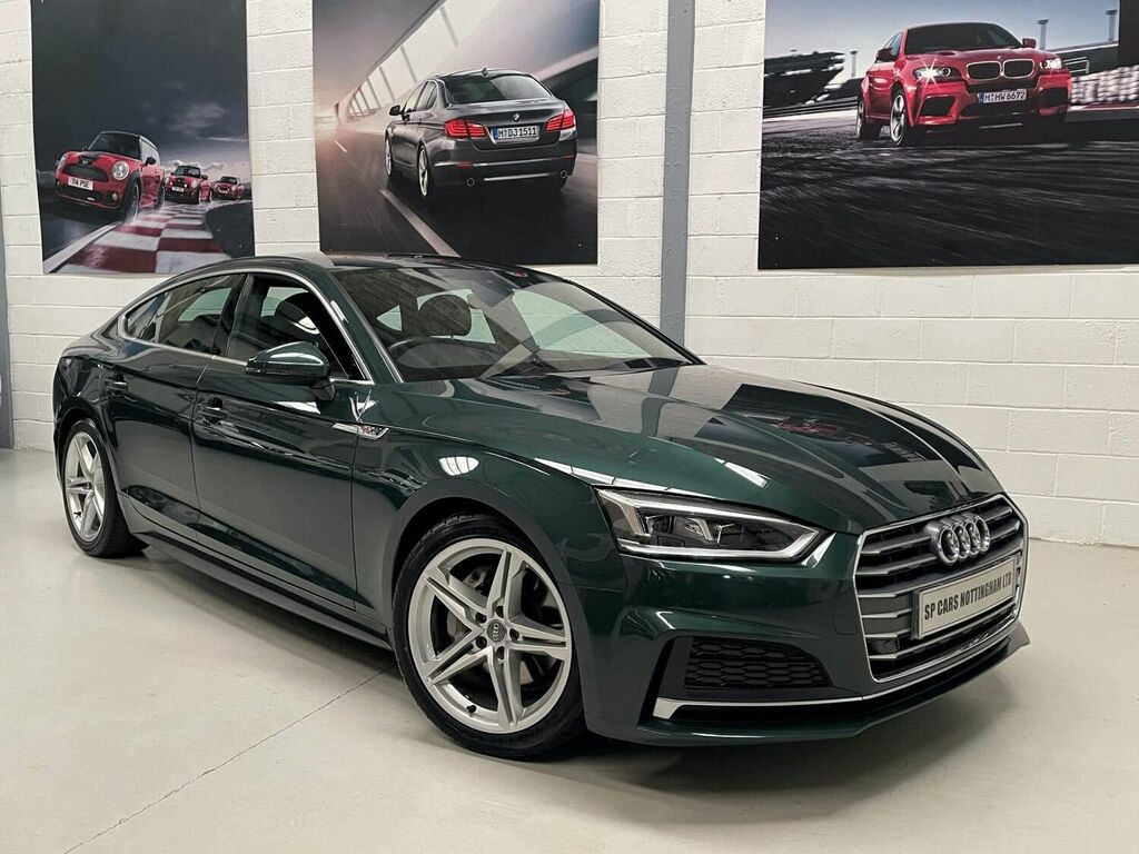Compare Audi A5 2018 18 AV18XNZ Green