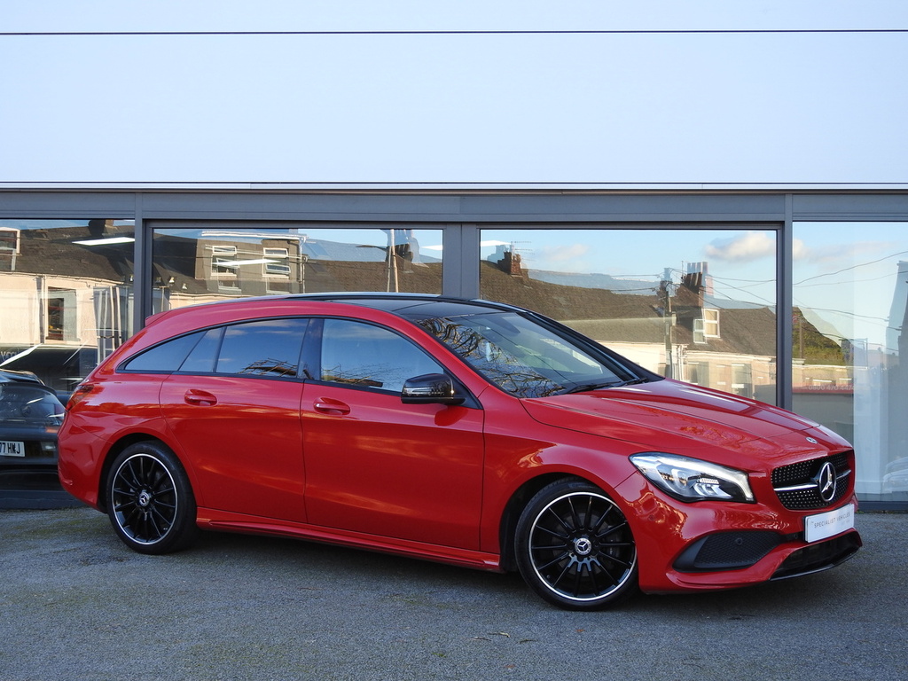 Compare Mercedes-Benz CLA Class Cla 200 Amg Line Night Edition WG19TZV Red