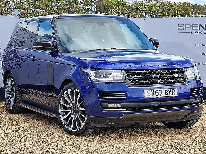 Compare Land Rover Range Rover Range Rover Sdv8 SV67BYR Blue