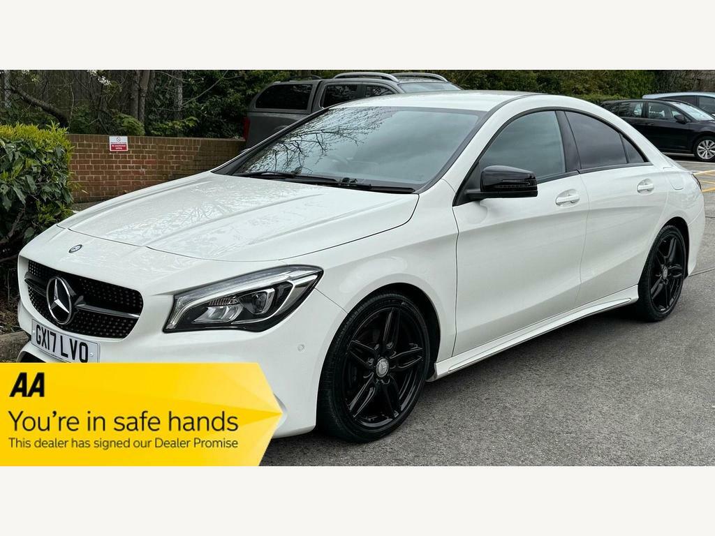 Compare Mercedes-Benz CLA Class 1.6 Cla180 Amg Line Coupe Euro 6 Ss GX17LVO White