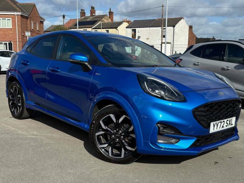 Compare Ford Puma 1.0T Ecoboost Mhev St-line X Euro 6 Ss YY72SXL Blue
