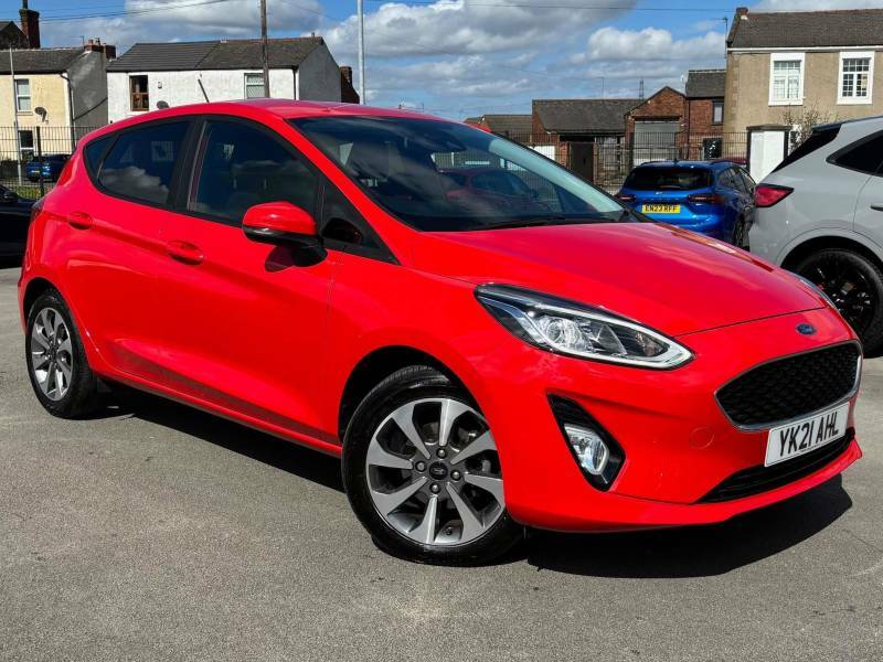 Compare Ford Fiesta Fiesta Trend T YK21AHL Red