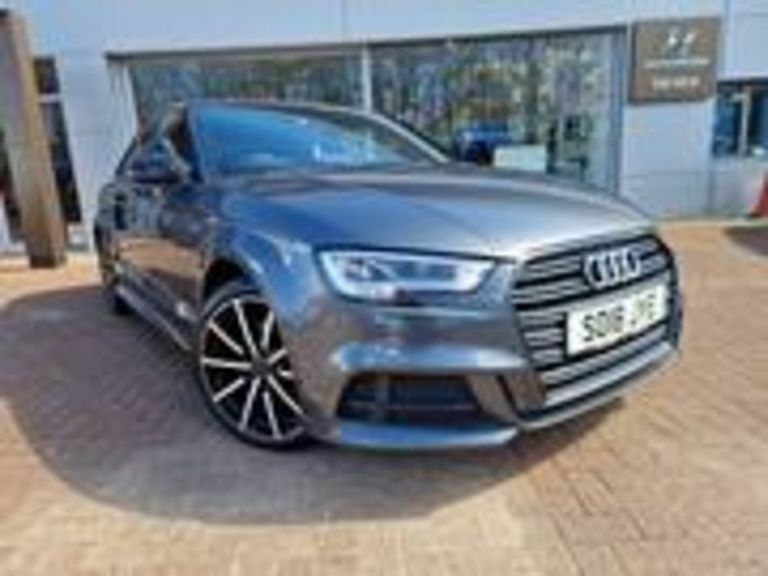 Compare Audi A3 Saloon 2.0 Tdi 150Ps Black Edition S Tronic SO18JYE Grey
