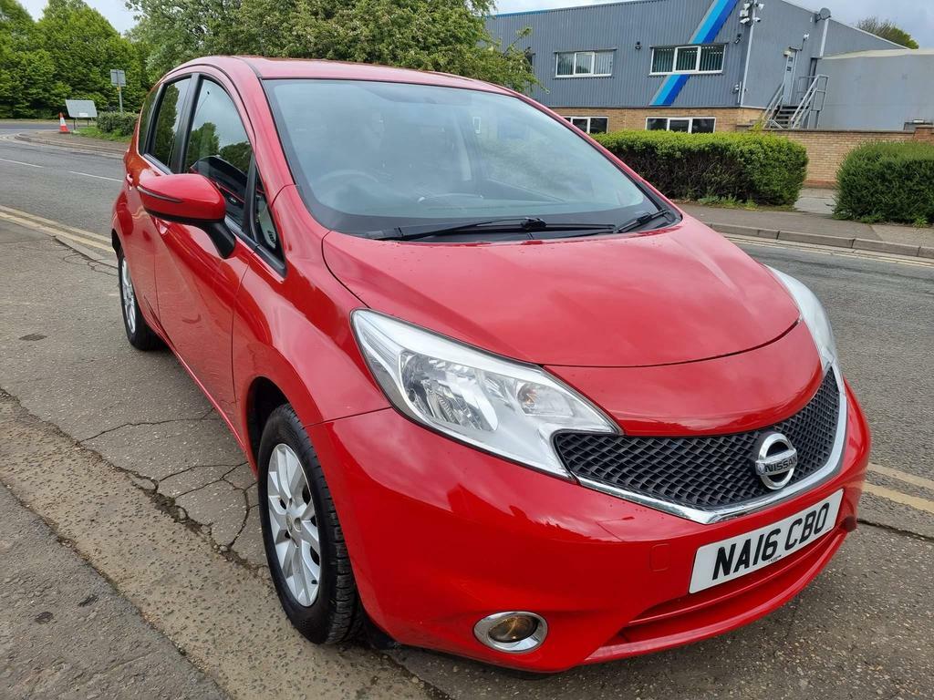 Compare Nissan Note 1.2 Acenta Euro 6 Ss NA16CBO Red