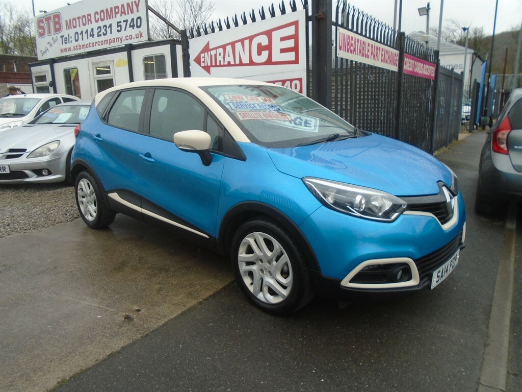 Compare Renault Captur Dynamique Medianav Energy Tce Ss Used SA14PZP Blue