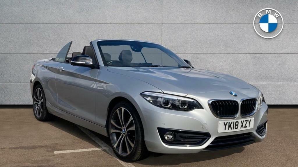 Compare BMW 2 Series 218D Sport Convertible YK18XZY Silver