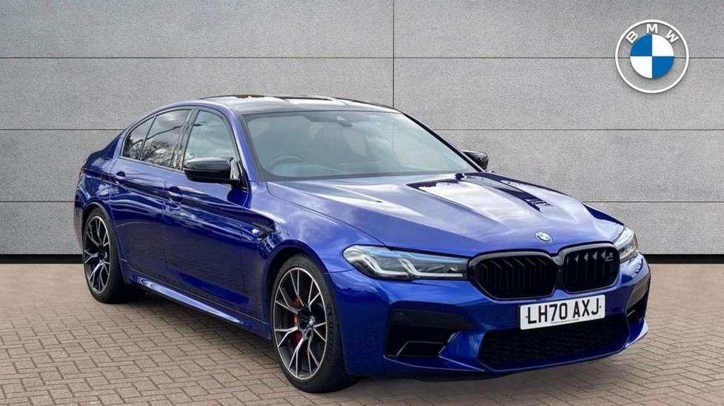 Compare BMW M5 M5 Competition Saloon LH70AXJ Blue