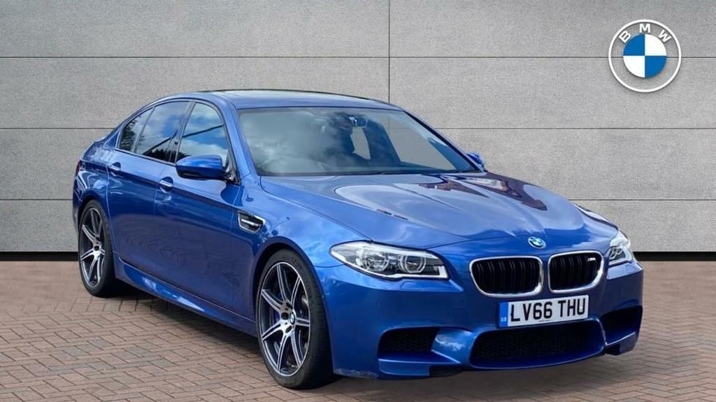 Compare BMW M5 M5 Saloon LV66THU Blue