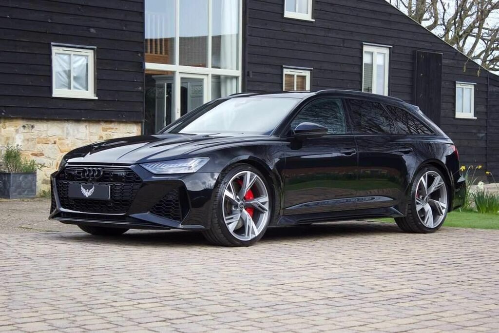 Compare Audi RS6 Estate 4.0 Tfsi V8 Vorsprung Tiptronic Quattro Eur HK70AFV Black