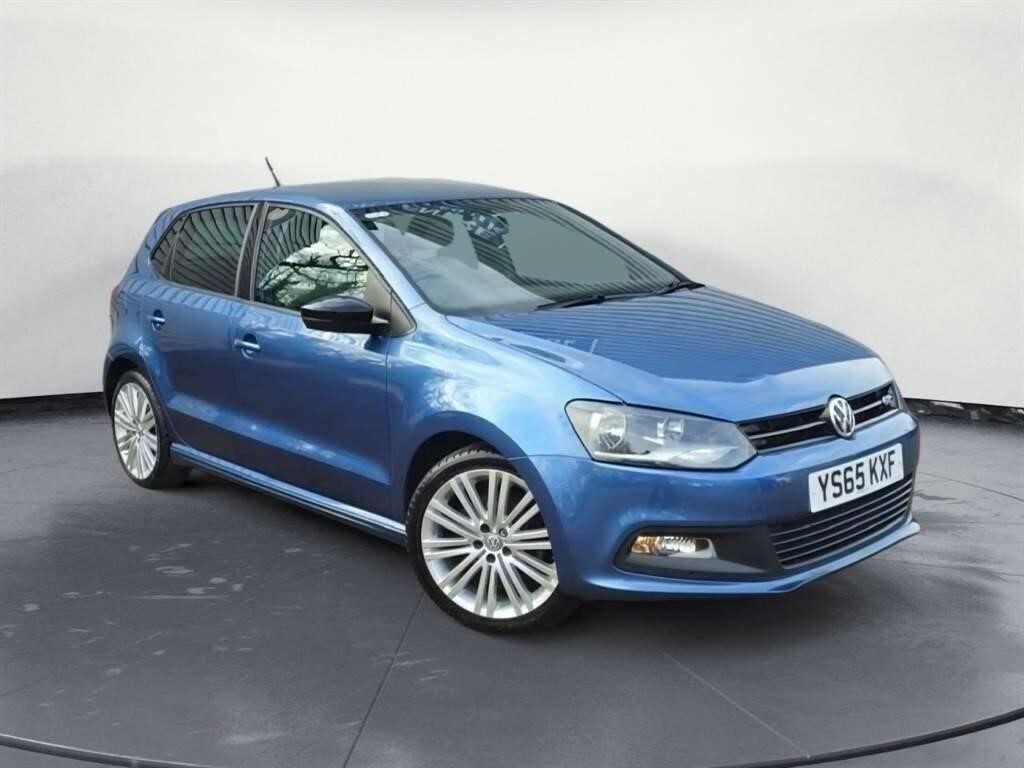Compare Volkswagen Polo 1.4 Tsi Bluemotion Tech Act Bluegt Euro 6 Ss YS65KXF Blue