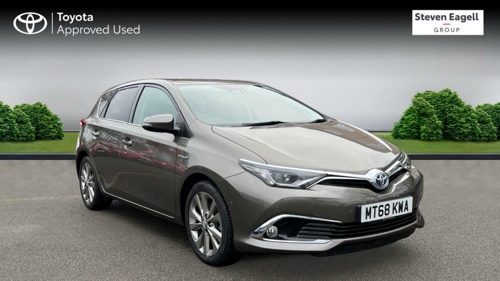 Compare Toyota Auris 1.8 Vvt-h Excel Cvt Euro 6 Ss MT68KWA Brown
