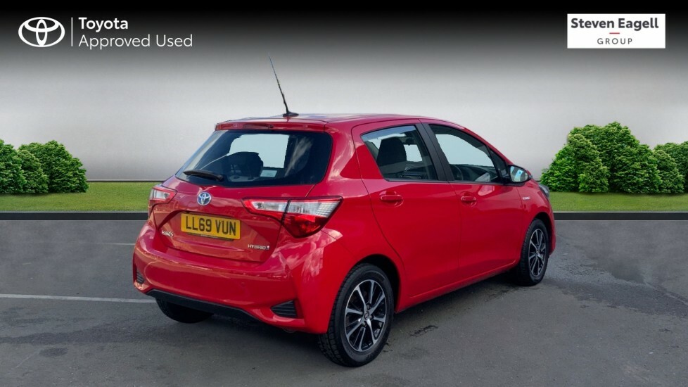 Compare Toyota Yaris 1.5 Vvt-h Icon Tech Hatchback Hybrid E- LL69VUN Red