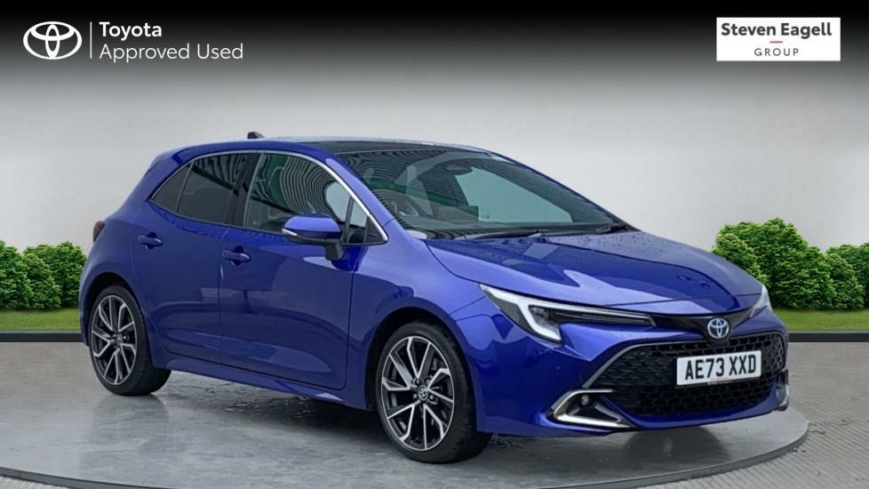 Compare Toyota Corolla 2.0 Vvt-h Excel Cvt Euro 6 Ss AE73XXD Blue