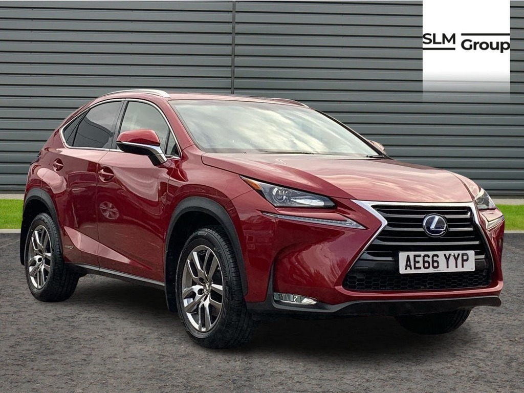 Compare Lexus NX 300H Luxury AE66YYP Red