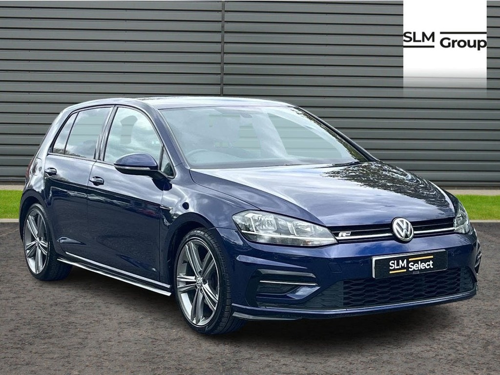 Compare Volkswagen Golf 1.5 Tsi Evo R Line Hatchback Dsg GV18JSX Blue