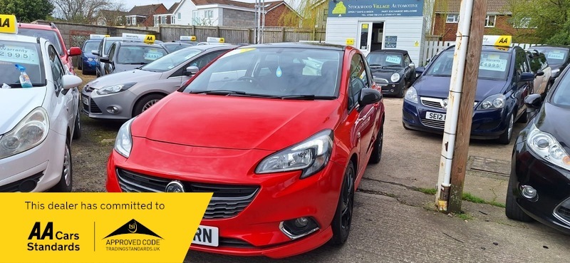 Compare Vauxhall Corsa Limited Edition DF64ORN Red
