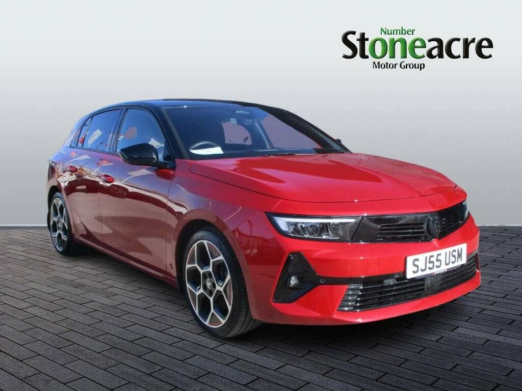 Compare Vauxhall Astra 1.6 12.4Kwh Gs Line Hatchback SO22WPA Red