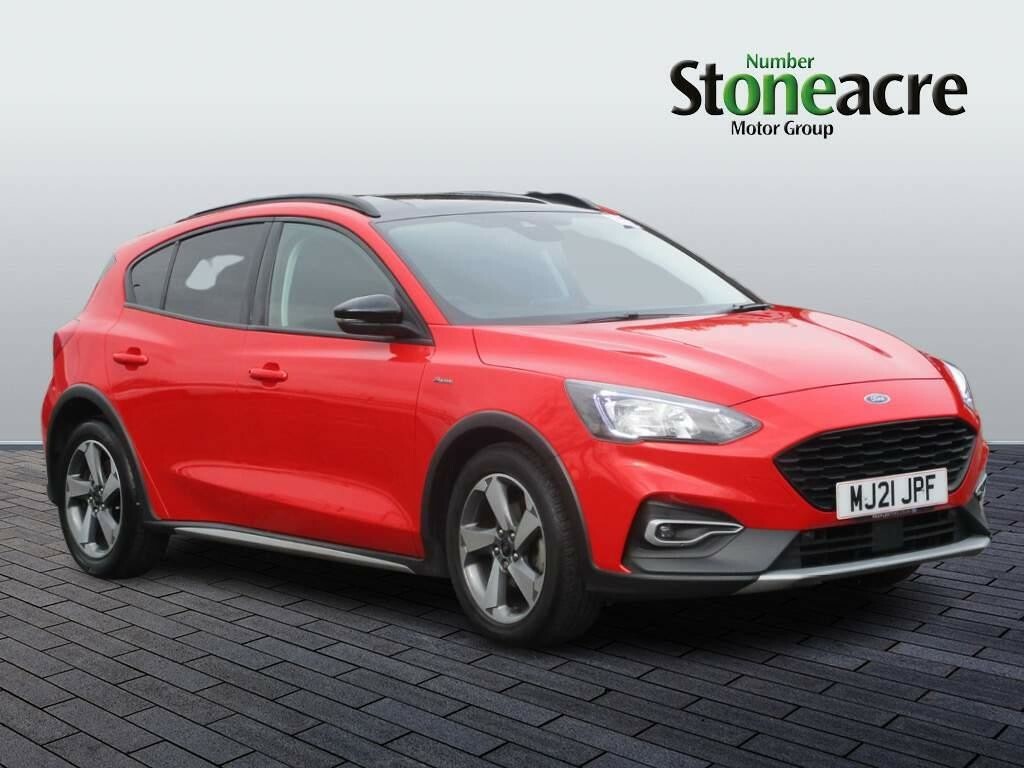 Compare Ford Focus 1.0T Ecoboost Mhev Active Edition Hatchback MJ21JPF Red