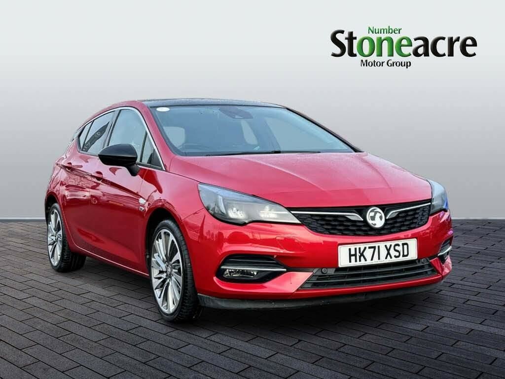 Compare Vauxhall Astra 1.2 Turbo 145 Griffin Edition HK71XSD Red