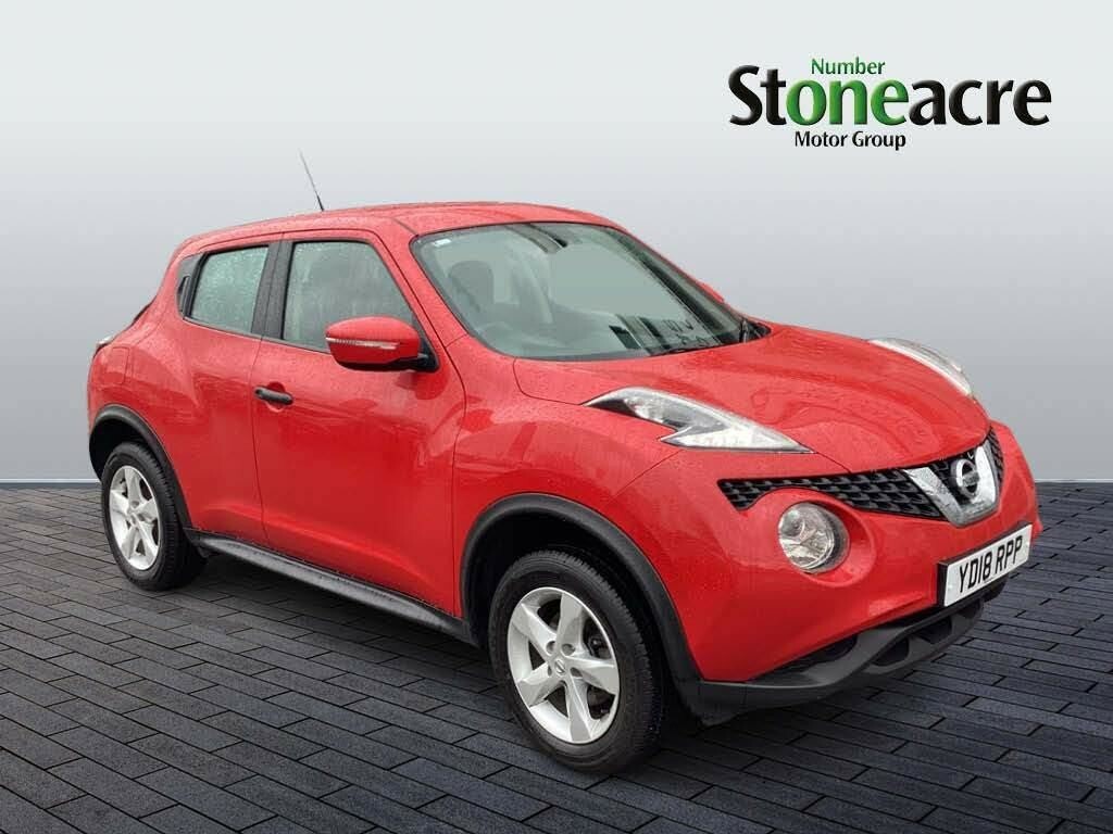 Compare Nissan Juke Visia YD18RPP Red