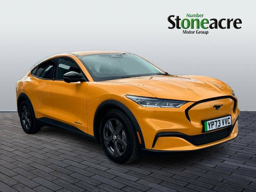 Compare Ford Mustang Mach-E 75Kwh Standard Range Suv YP73VVC Orange