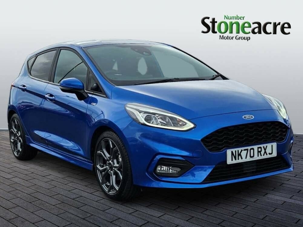 Compare Ford Fiesta 1.0T Ecoboost St-line Edition Euro 6 Ss NK70RXJ Blue