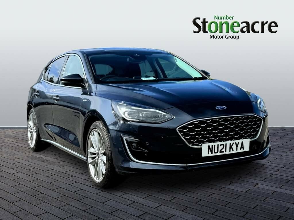 Compare Ford Focus 1.0T Ecoboost Mhev Vignale Edition Euro 6 Ss NU21KYA Blue