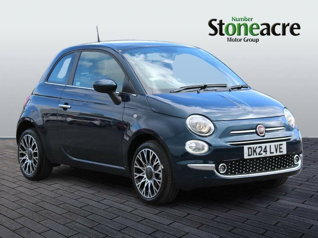 Compare Fiat 500 1.0 Mhev Top Euro 6 Ss DK24LVE Blue