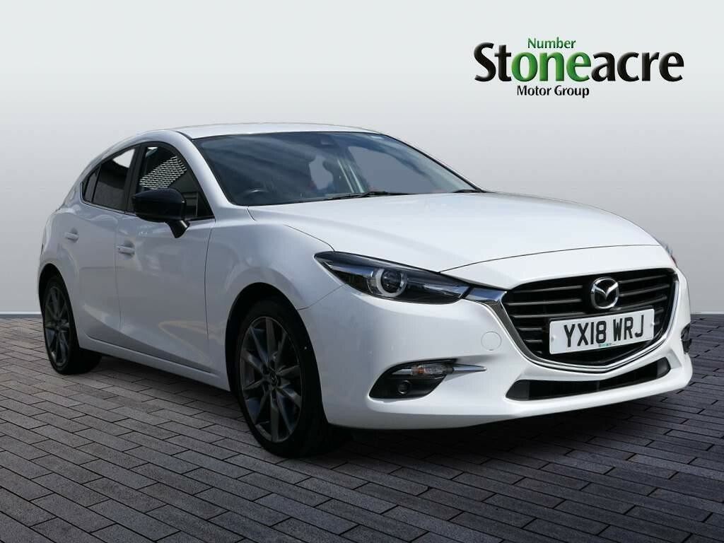 Mazda 3 2.0 Skyactiv-g Sport Black Euro 6 Ss White #1