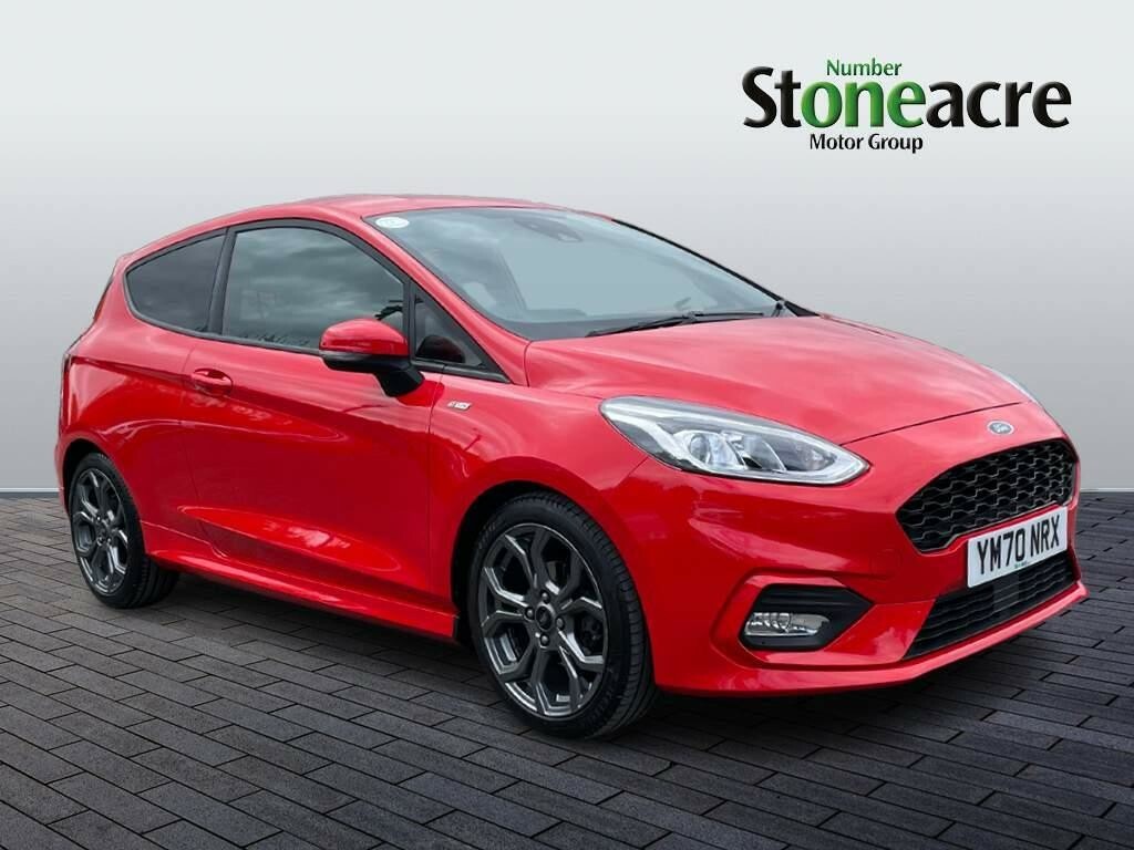 Compare Ford Fiesta 1.0T Ecoboost Mhev St-line Edition Euro 6 Ss YM70NRX Red