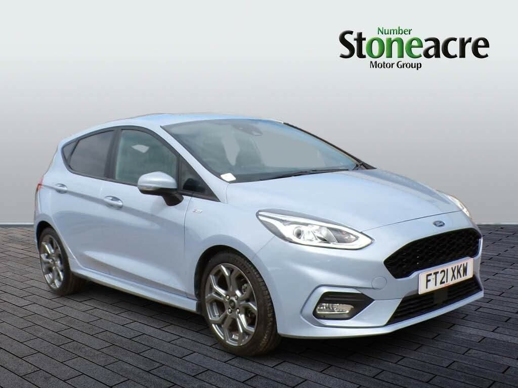 Compare Ford Fiesta 1.0 Ecoboost Hybrid Mhev 125 St-line Edition FT21XKW Blue