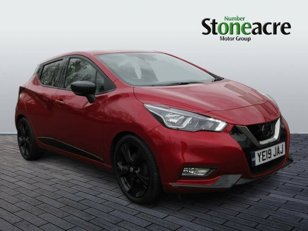 Compare Nissan Micra 1.0 Dig-t N-sport Euro 6 Ss YE19JAJ Red