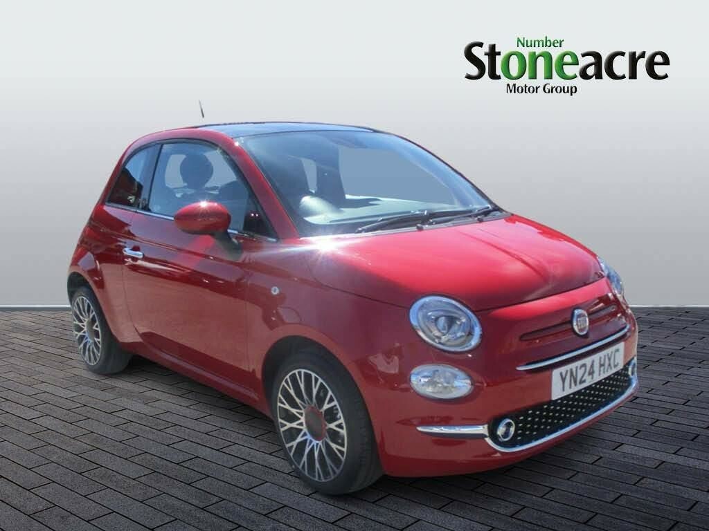 Compare Fiat 500 1.0 Mild Hybrid Red YN24HXC Red
