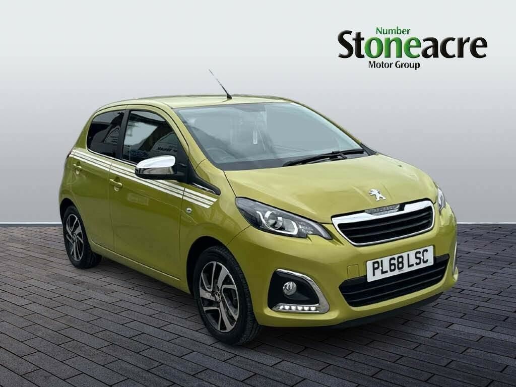 Compare Peugeot 108 108 Collection PL68LSC Green