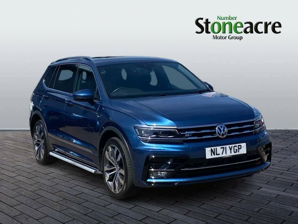 Compare Volkswagen Tiguan Allspace 1.5 Tsi R-line Dsg Euro 6 Ss NL71YGP Blue