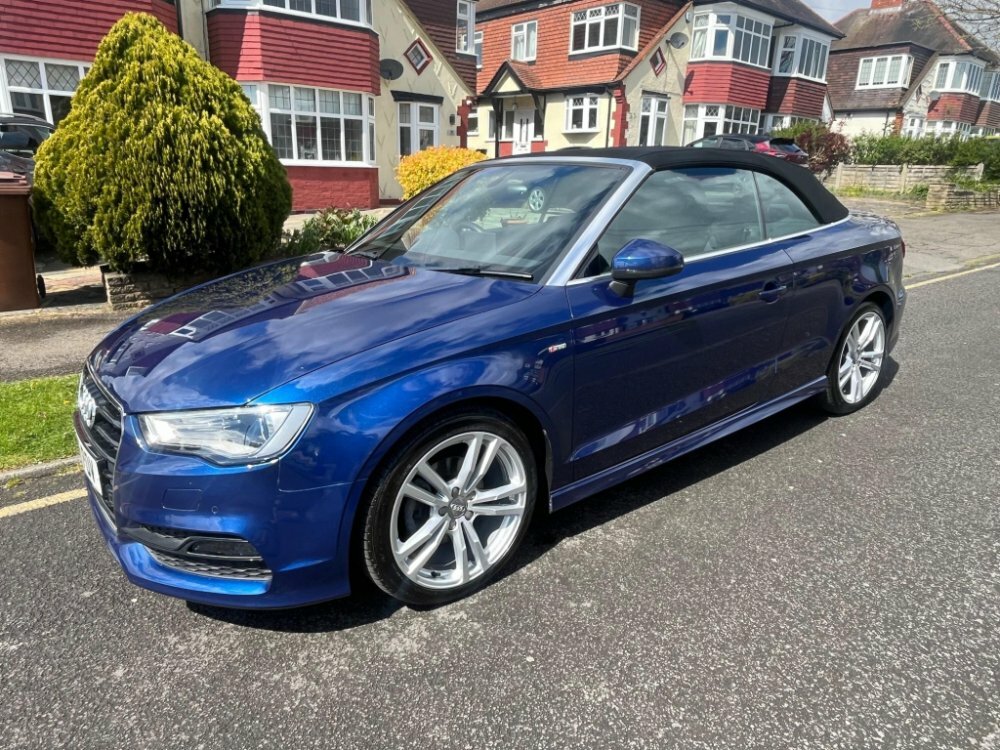Audi A3 Cabriolet 1.4 Tfsi Cod S Line S Tronic Euro 6 Ss Blue #1