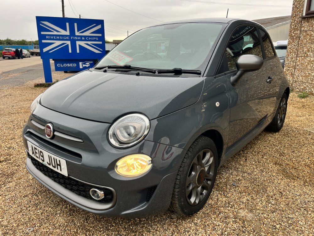Compare Fiat 500 1.2 S Hatchback Euro 6 Ss 69 AE19JUH Grey
