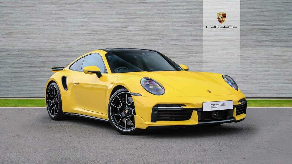 Compare Porsche 911 Turbo 2024 BL73UAD Yellow