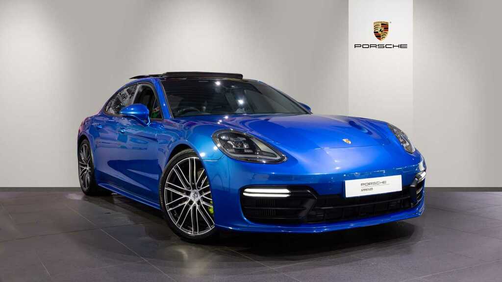 Compare Porsche Panamera 4 E-hybrid S-a PX67JRZ Blue