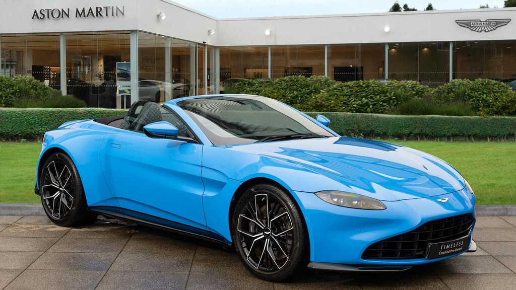 Compare Aston Martin Vantage V8 Roadster FN21JUJ Blue