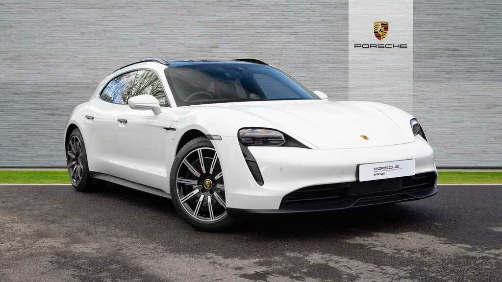Compare Porsche Taycan 4S Sport Turismo 2024 MJ24VVX White