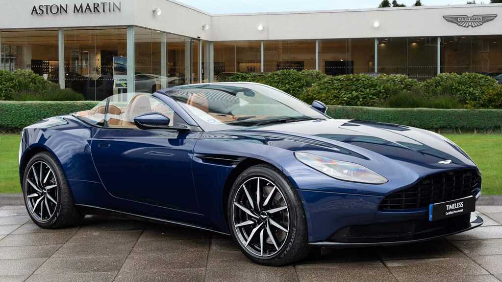 Compare Aston Martin DB11 V8 Volante Touchtronic LA19HSY Blue