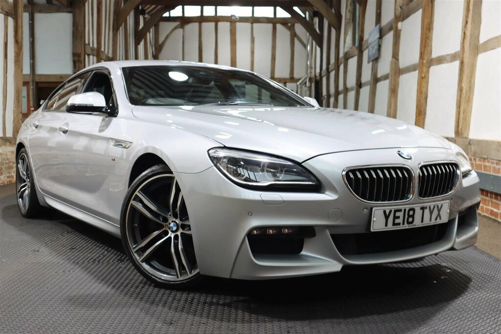 Compare BMW 6 Series Gran Coupe 640D M Sport YE18TYX Silver