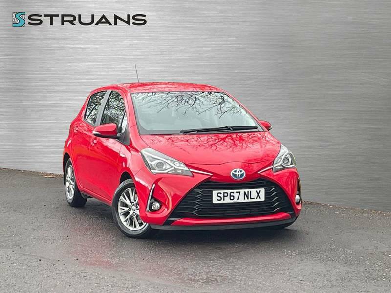 Compare Toyota Yaris Icon 1.5 Hybrid Cvt SP67NLX Red