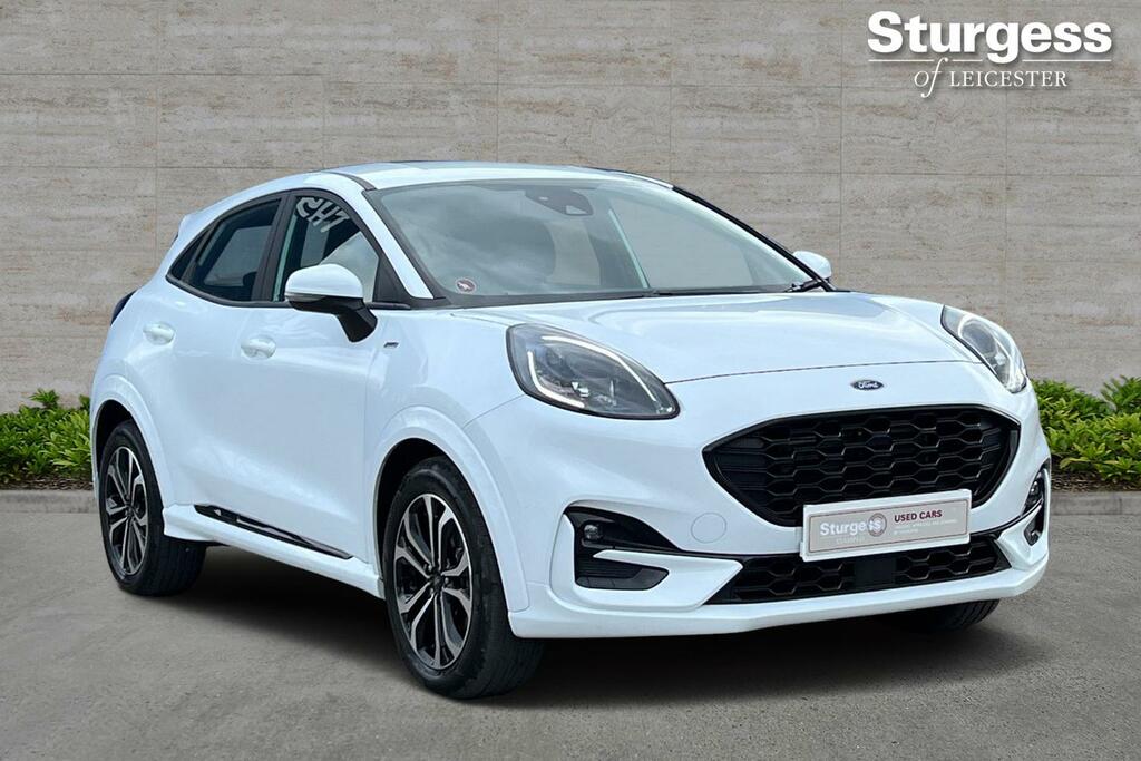 Compare Ford Puma 1.0T Ecoboost Mhev St-line Euro 6 Ss AP23OZH White