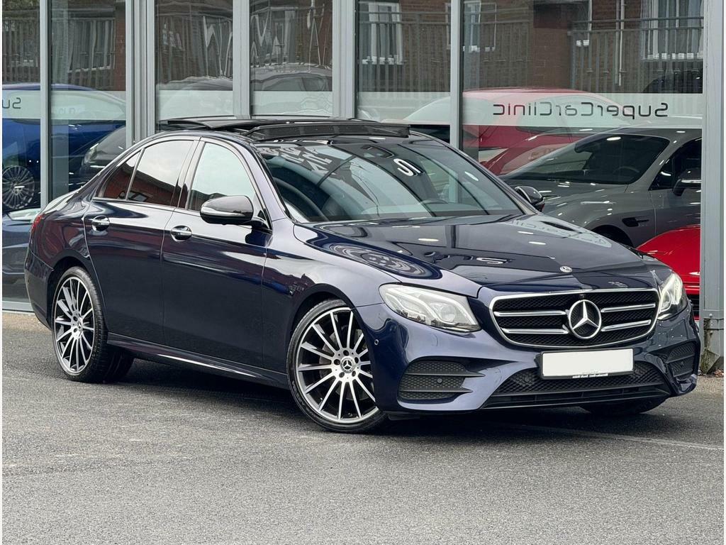 Compare Mercedes-Benz E Class 2.0 E300d Amg Line Night Edition Premium Plus G-  Blue