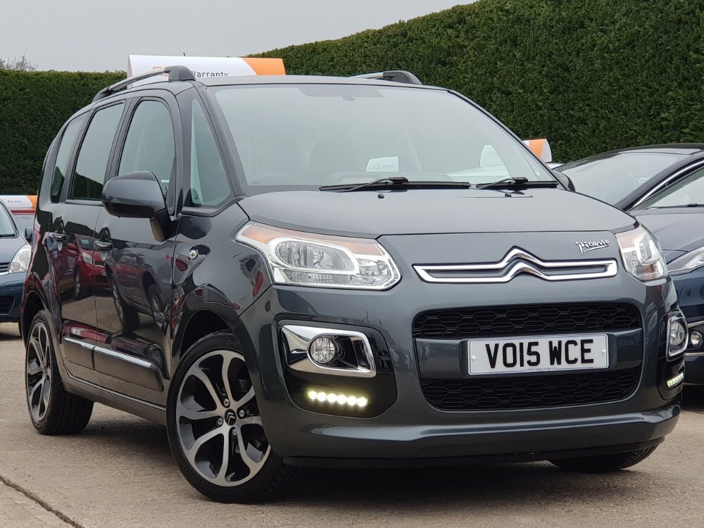 Compare Citroen C3 Picasso 1.6Hdi Selection Pan Roof Only 21,000 Miles VO15WCE Grey