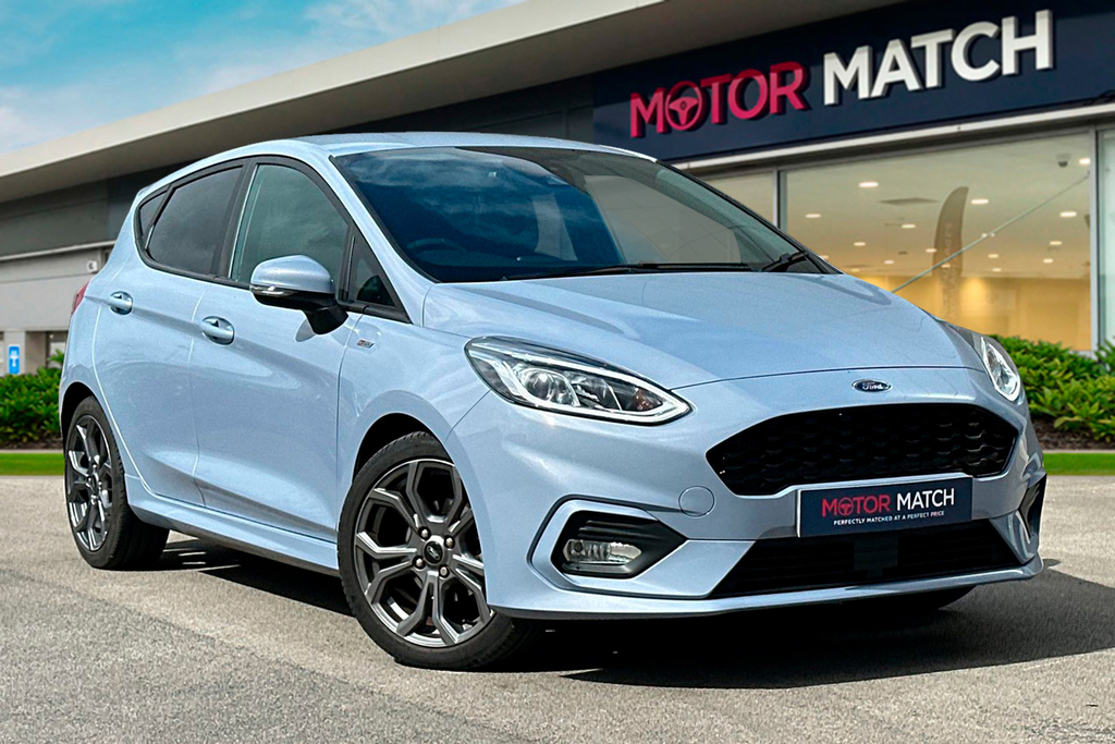 Compare Ford Fiesta 1.0T Ecoboost St-line Edition Euro 6 Ss MC71LNY Blue