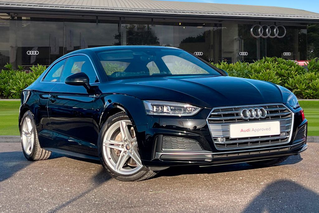Compare Audi A5 Coup- S Line Ultra 2.0 Tdi 190 Ps S Tronic YW67CWZ Black