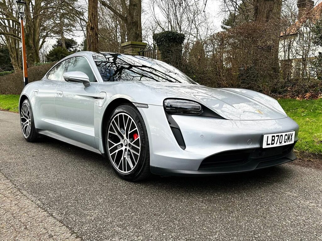 Compare Porsche Taycan Saloon Performance Plus 93.4Kwh 4S 4Wd 2 LB70GMX Silver